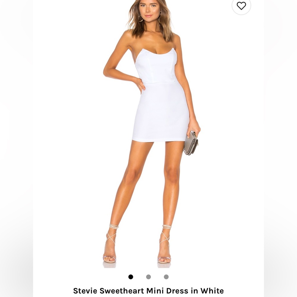 Superdown white dress xs